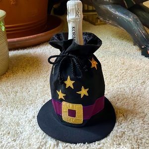 Witches’ Hat Halloween Wine Holder
